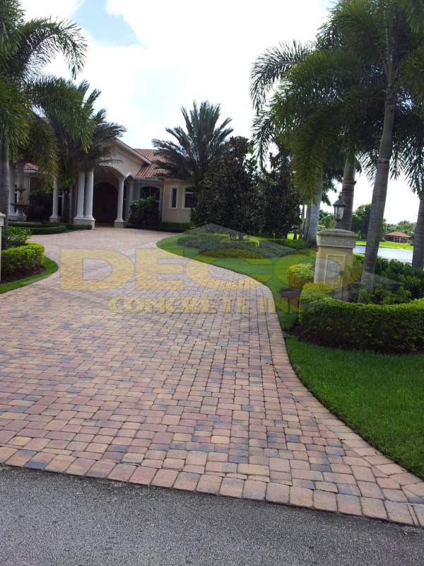 Brick Driveway Pavers in Parkland, FL