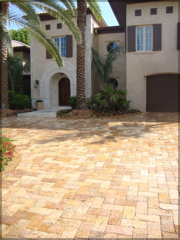 Brick Driveway Pavers in Parkland, FL