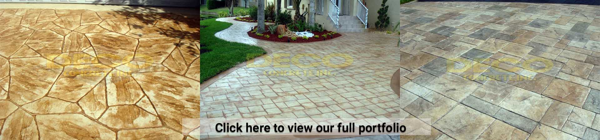 Stamped Concrete Driveways in Doral, FL