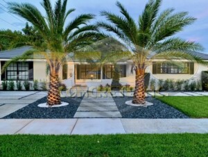 Concrete Pads Walkways in Front of Home in Miramar, FL