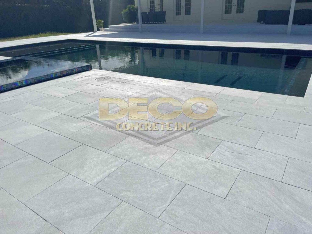 Gray Pavers Near Pool in Fort Lauderdale, FL
